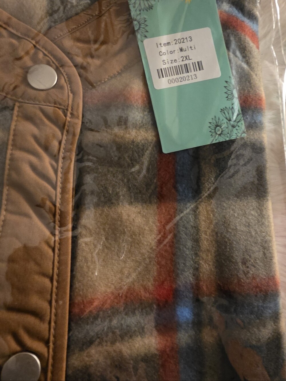 Nwt Soft Fall Plaid Jacket. Multiple Sizes - Picture 7 of 10